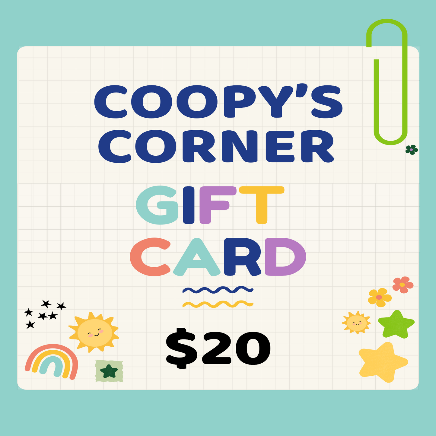 Coopy's Corner Gift Card