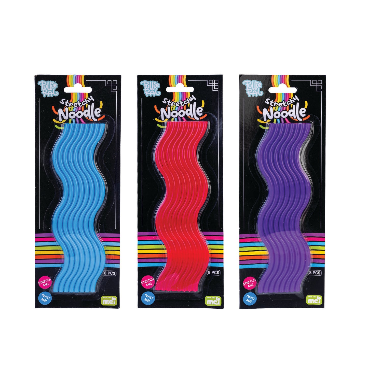Stretchy Noodles – Bright & Flexible Fidget Toy for Stress & Play