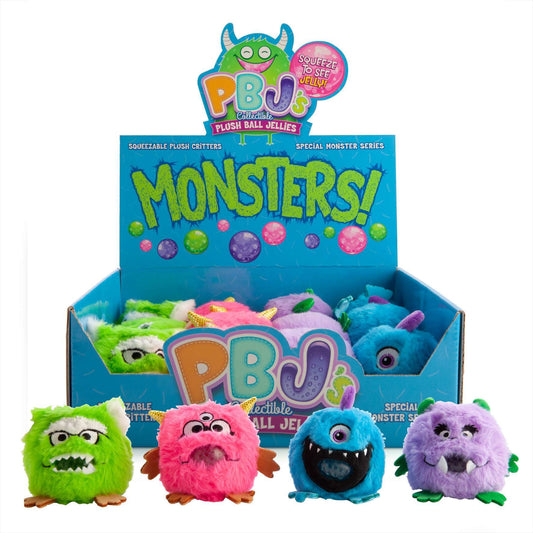 Monster Plush Ball Jellies – Soft & Squishy Stress Toy